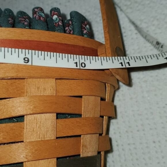 Longaberger Vintage 1993 Handwoven Handled Autumn Harvest Basket w Liners - Picture 3 of 10